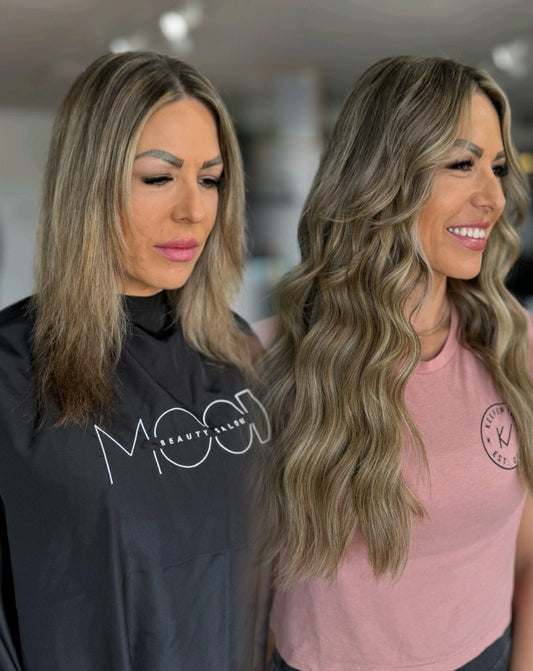 Hair extensions at Mood Beauty, Victorville CA