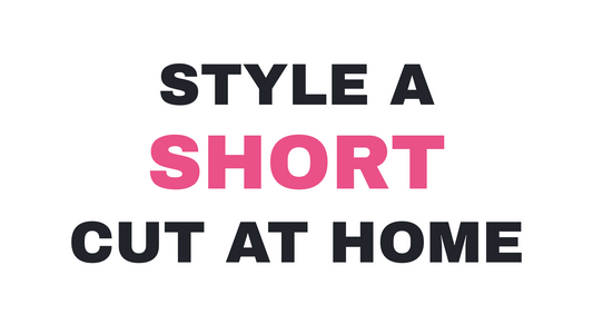 How to style a short haircut at home at Mood Beauty, Victorville CA