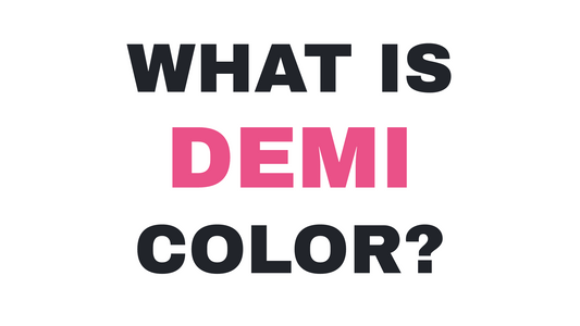 Demi permanent hair color guide at Mood Beauty, Victorville CA.